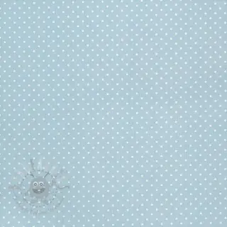 Bombažna tkanina Petit dots light blue