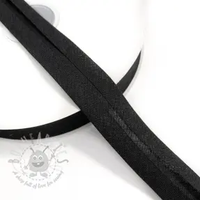 Obrobljeni trak bombaž black