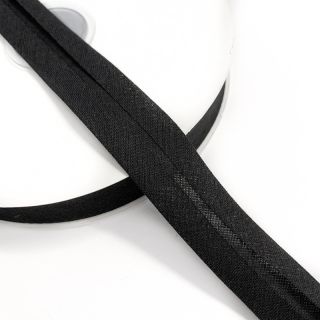 Obrobljeni trak bombaž black