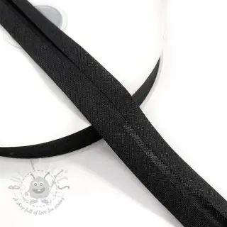 Obrobljeni trak bombaž black