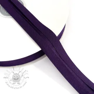Obrobljeni trak bombaž purple
