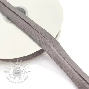 Obrobljeni trak bombaž light grey