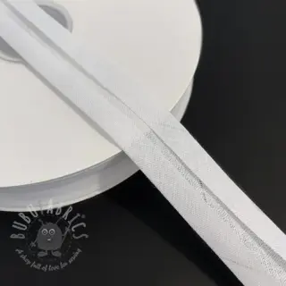 Obrobljeni trak bombaž white