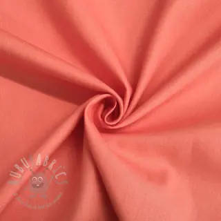 Bombažna tkanina poplin coral