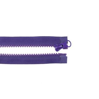 Zadrga deljiva 55 cm purple