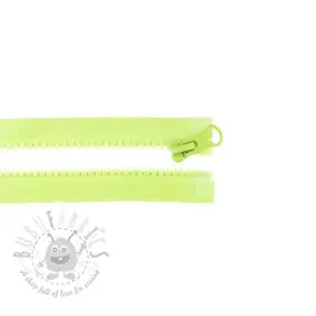 Zadrga deljiva 75 cm lime