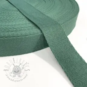Bombažni trak 4 cm dark old green