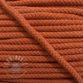 Bombažna vrvica 8 mm temno oranžna