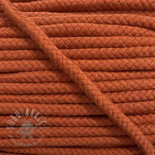Bombažna vrvica 8 mm temno oranžna