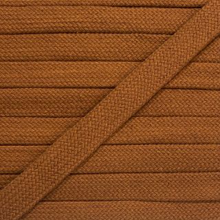 Bavlnená šnúra plochá 13 mm brick