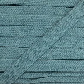 Bombažna vrvica ploska 13 mm baby blue