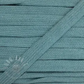 Bombažna vrvica ploska 13 mm baby blue