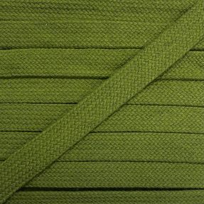 Bombažna vrvica ploska 13 mm olive green