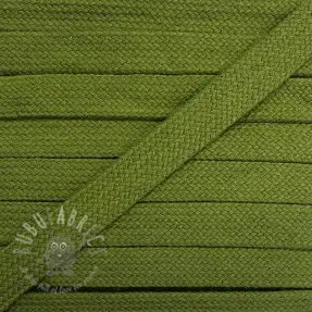 Bombažna vrvica ploska 13 mm olive green