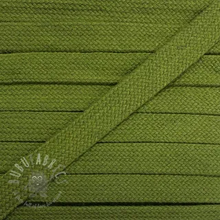Bombažna vrvica ploska 13 mm olive green
