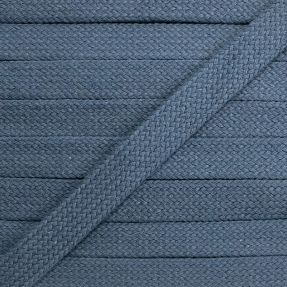 Bombažna vrvica ploska 13 mm middle jeans