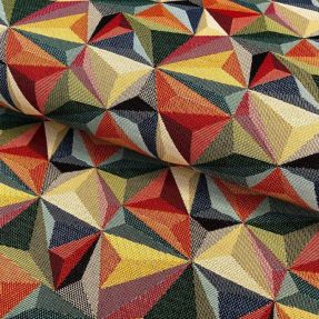 Dekoračná látka GOBELIN Colourful triangles