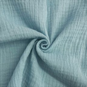 Dvojna gaza/muslin teal ORGANIC