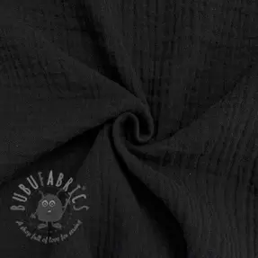 Dvojna gaza/muslin black