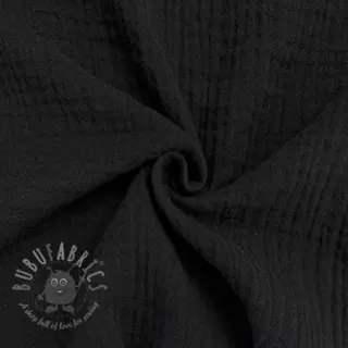 Dvojna gaza/muslin black