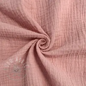Dvojna gaza/muslin soft rose