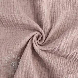Dvojna gaza/muslin old rose