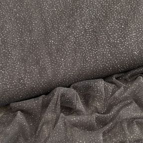 Tyl na TUTU ROYAL SPARKLE dark grey silver