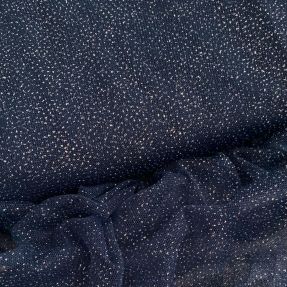 Tyl na TUTU ROYAL SPARKLE navy silver