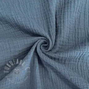 Dvojna gaza/muslin jeans blue