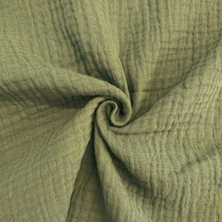 Dvojna gaza/muslin moss green