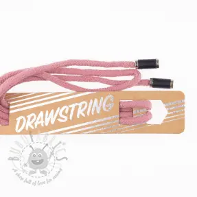 Vrvica za kapuco s konicami 115 cm HEAD3 old pink