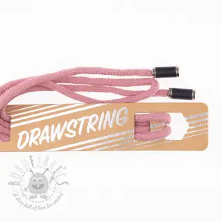 Vrvica za kapuco s konicami 115 cm HEAD3 old pink