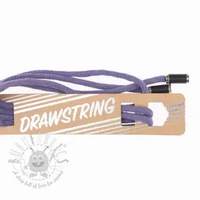 Vrvica za kapuco s konicami 115 cm HEAD3 lavender