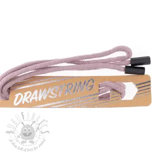 Vrvica za kapuco s končniki 115 cm HEAD1 lilac