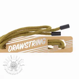Vrvica za kapuco s končniki 115 cm HEAD1 golden brown