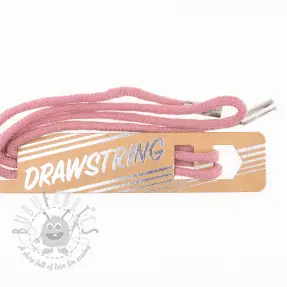 Vrvica za kapuco s konicami 115 cm HEAD2 old pink