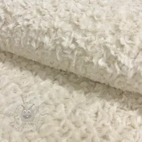Umetno krzno Curly ecru