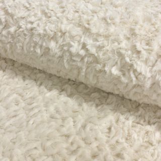 Umetno krzno Curly ecru