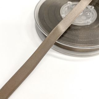 Saténová stuha obojstranná 9 mm taupe
