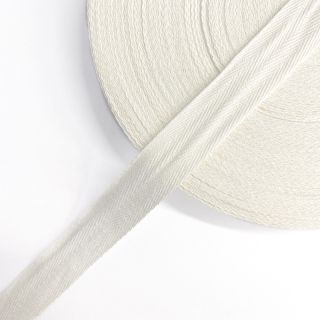 Keper trak bombažen 25 mm off white
