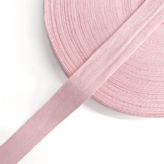 Keper trak bombažen 25 mm pink