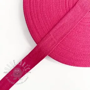 Keper trak bombažen 25 mm fuchsia
