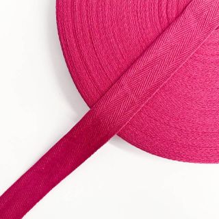 Keper trak bombažen 25 mm fuchsia