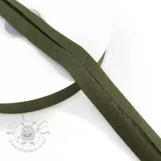 Obrobni trak bombaž camo green