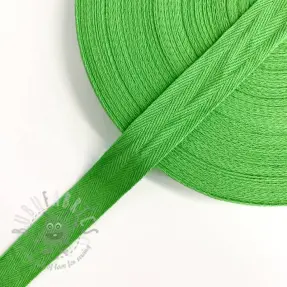 Keper trak bombažen 25 mm lime