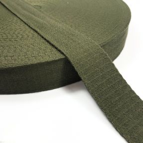 Bombažen trak 4 cm camo green