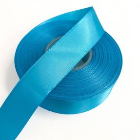 Saten trak obojestranski 25 mm aqua