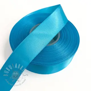 Saten trak obojestranski 25 mm aqua