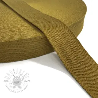 Bombažen trak 4 cm golden brown