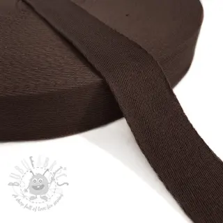 Bombažen trak 4 cm dark mocha